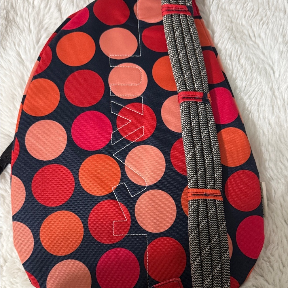Kavu Sling Bag with Vibrant Red and Orange Circles - Picture 10 of 11